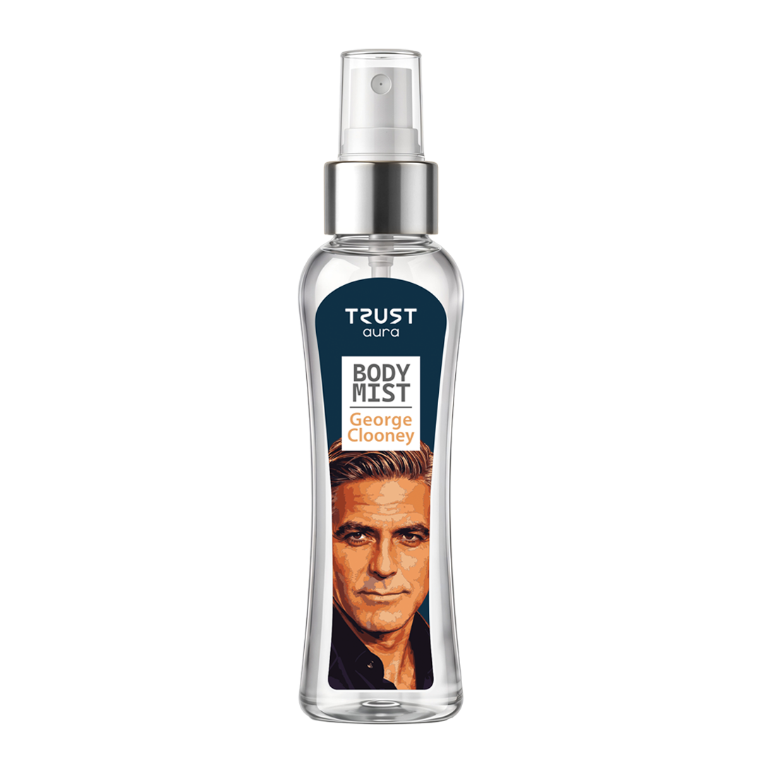 بادی میست مردانه TRUST aura مدل George Clooney
